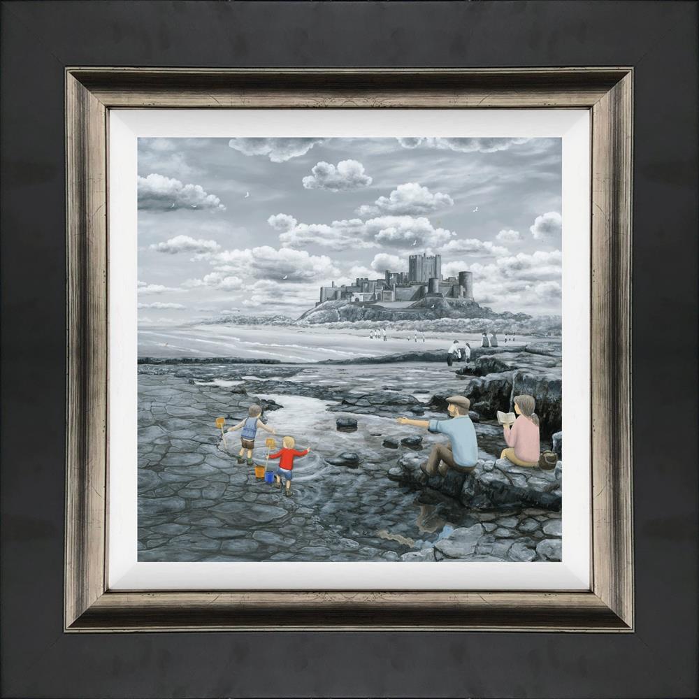 Leigh Lambert - 'It's Got Me Finger Dad' - Canvas Artist Proof  - Framed Limited Edition