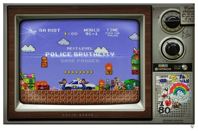 JJ Adams - 'Game Paused' - Framed Limited Edition Deluxe