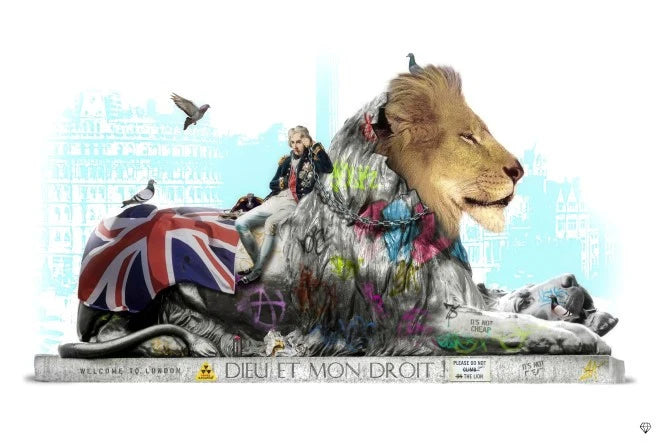 JJ Adams - 'Nelsons Column' - Framed Limited Edition Deluxe
