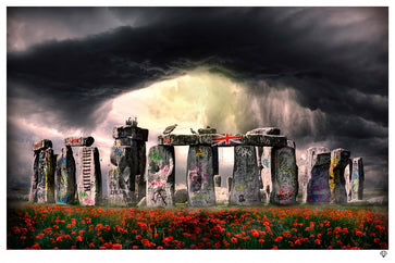 JJ Adams - 'Stonehenge' - Framed Limited Edition Deluxe