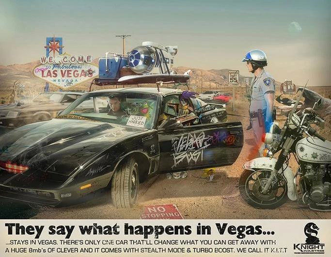 JJ Adams - 'Lost In Vegas' - Framed Limited Edition Deluxe