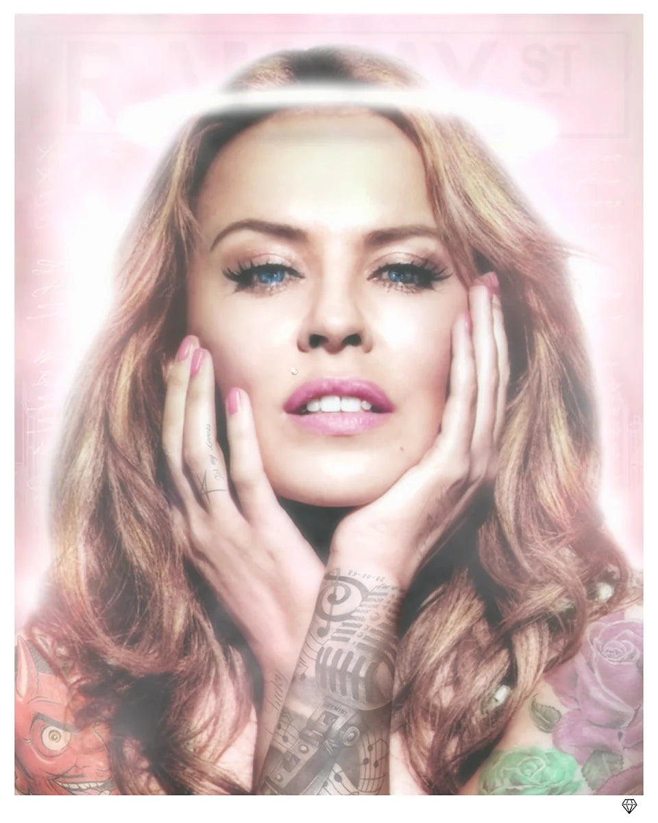 JJ Adams - 'Kylie Minogue' - Framed Limited Edition Deluxe