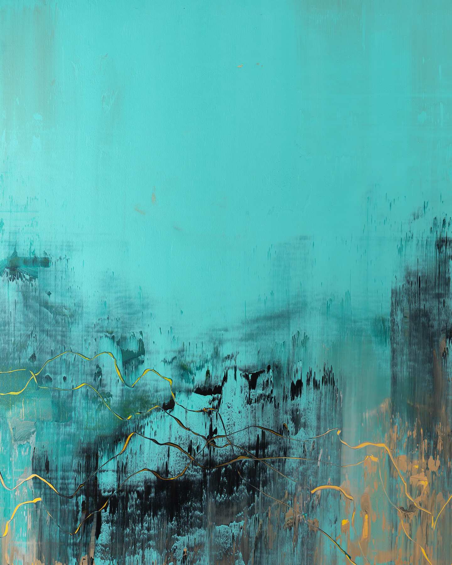 Nemanja Nikolic - 'Jaws Of Time' - Large Original Abstract Artwork