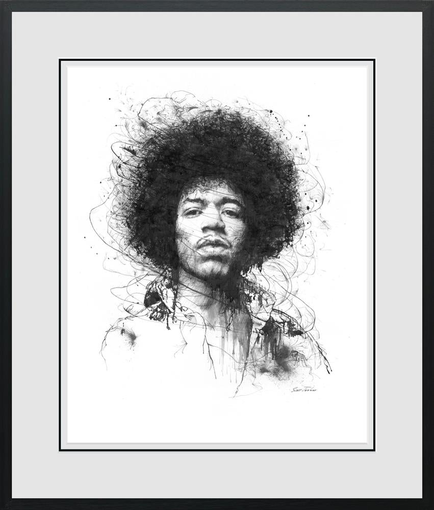 Scott Tetlow - 'Jimi Hendrix II' - Framed Limited Edition