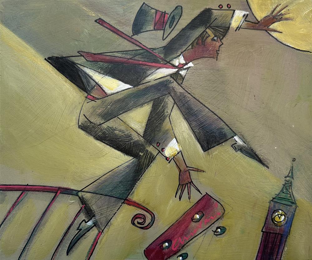 Andrei Protsouk - 'Jumping To Conclusions' - Framed Original Art