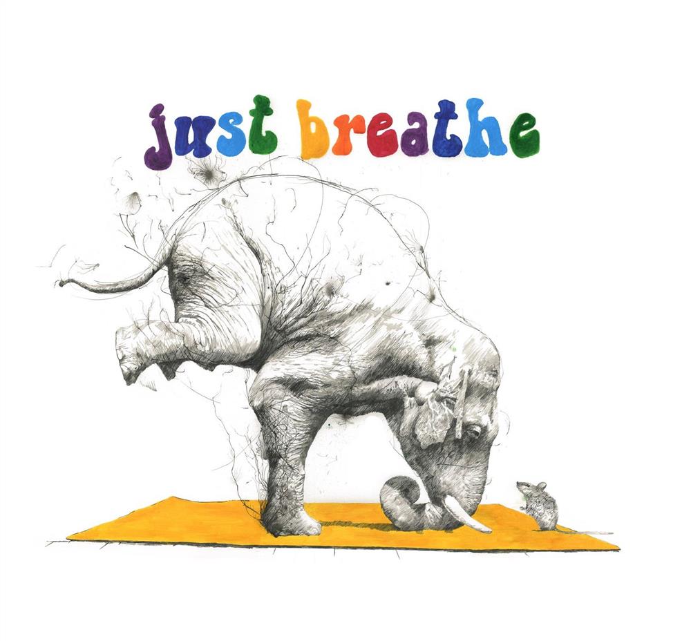 Scott Tetlow - 'Just Breathe' - Framed Original Art