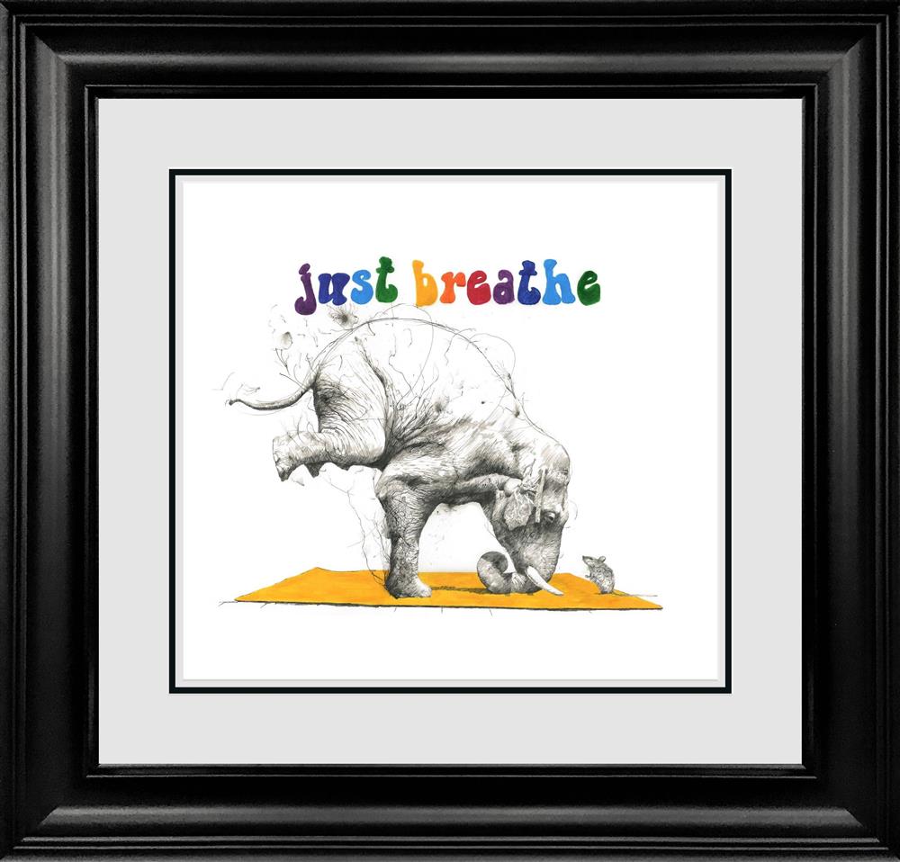 Scott Tetlow - 'Just Breathe' - Framed Original Art