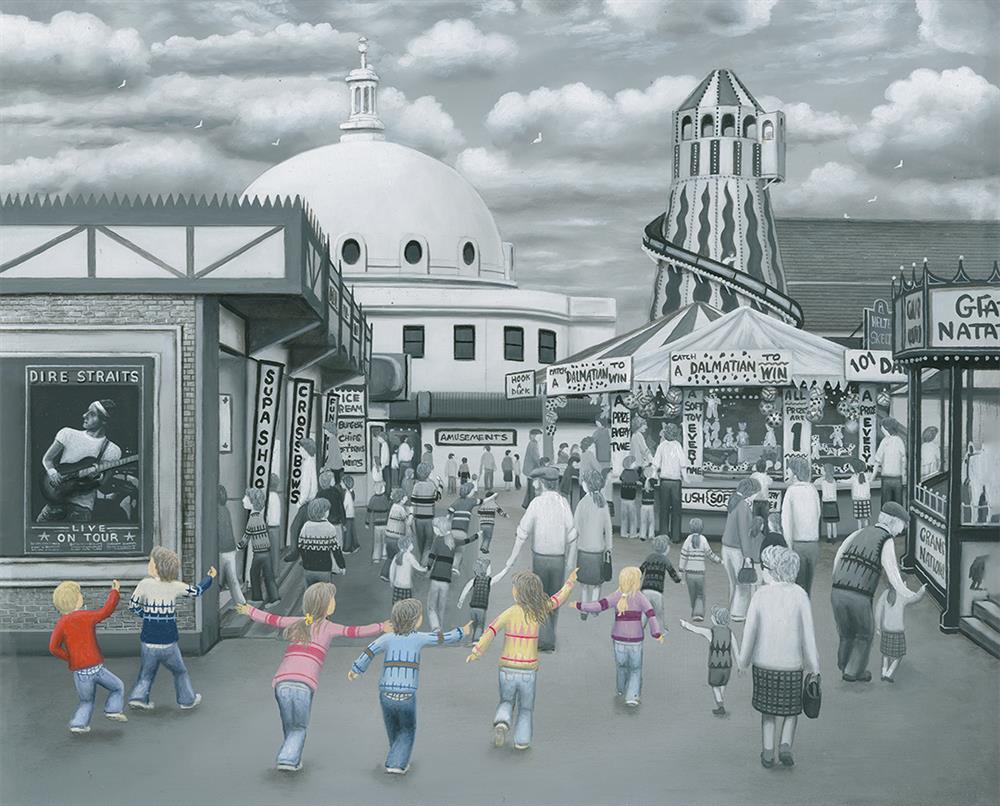 Leigh Lambert - 'Just Like The Spanish City To Me' - Canvas  - Framed Limited Edition Art