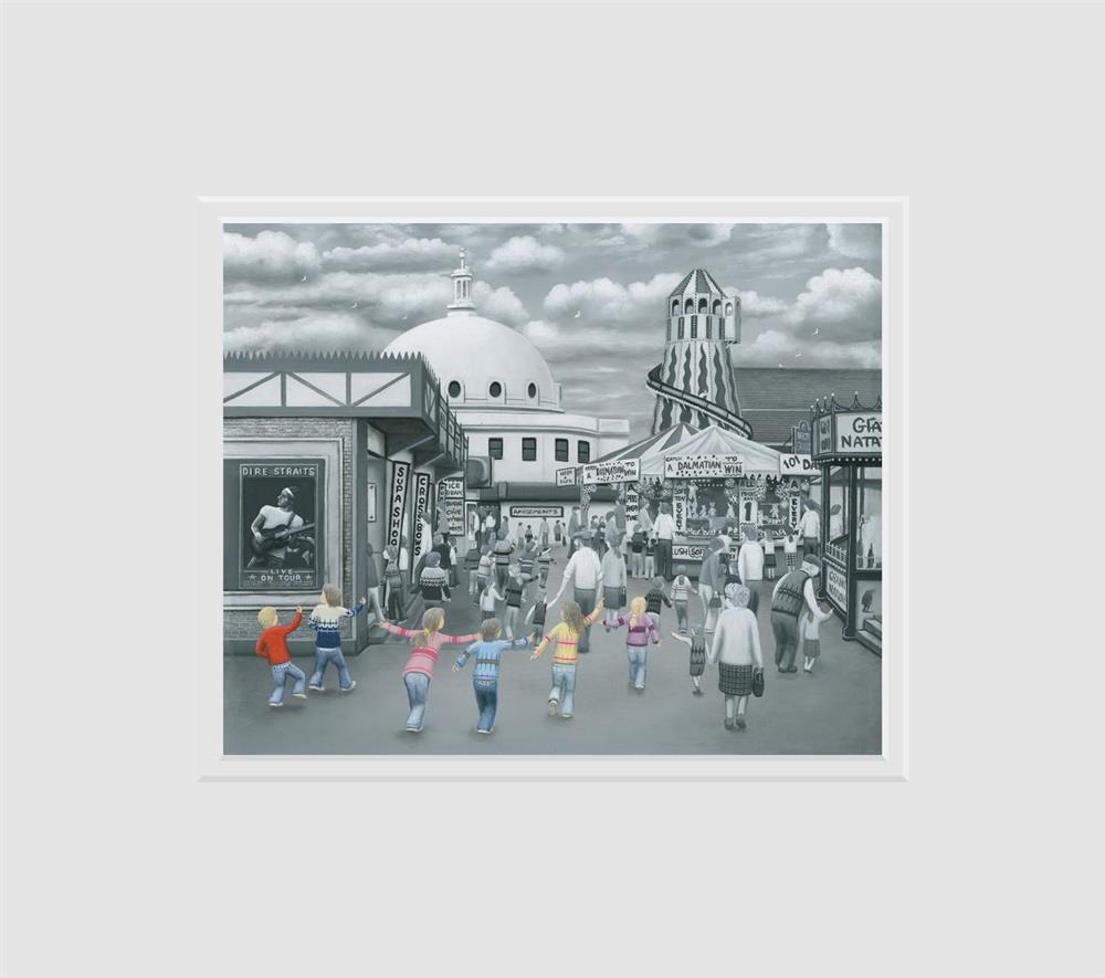 Leigh Lambert - 'Just Like The Spanish City To Me' - Paper  - Framed Limited Edition Art