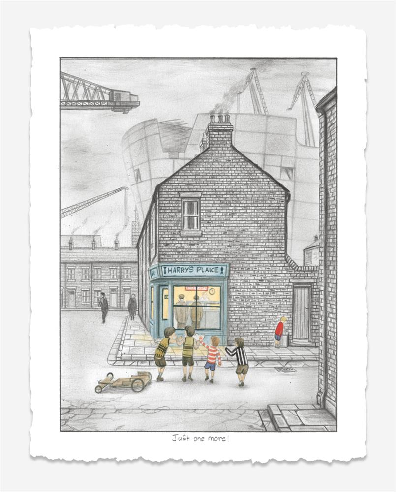 Leigh Lambert - 'Just One More!' - Deluxe Sketch' - Framed Limited Edition