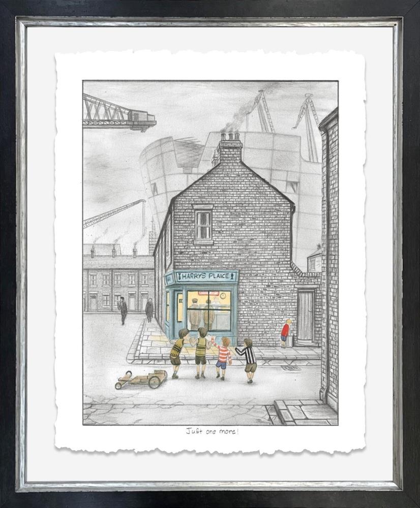 Leigh Lambert - 'Just One More!' - Deluxe Sketch' - Framed Limited Edition
