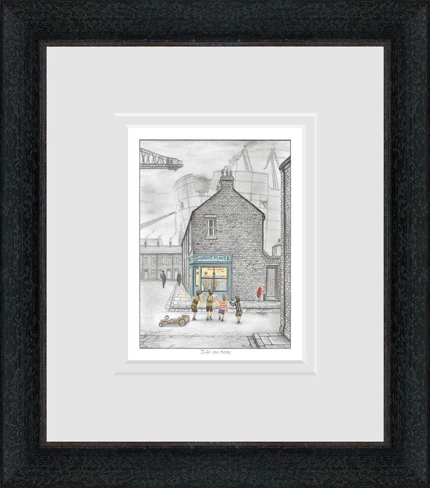 Leigh Lambert - 'Just One More!' - Sketch' - Framed Limited Edition