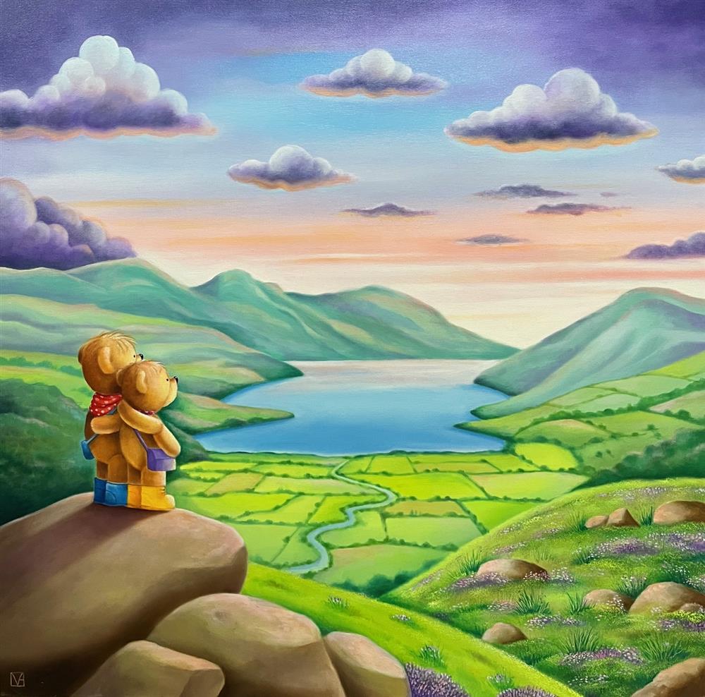 Michael Abrams - 'Just Us' - Framed Original Artwork