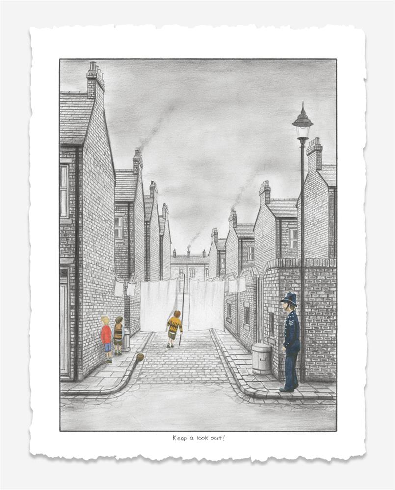 Leigh Lambert - 'Keep A Look Out!' - Deluxe Sketch' - Framed Limited Edition