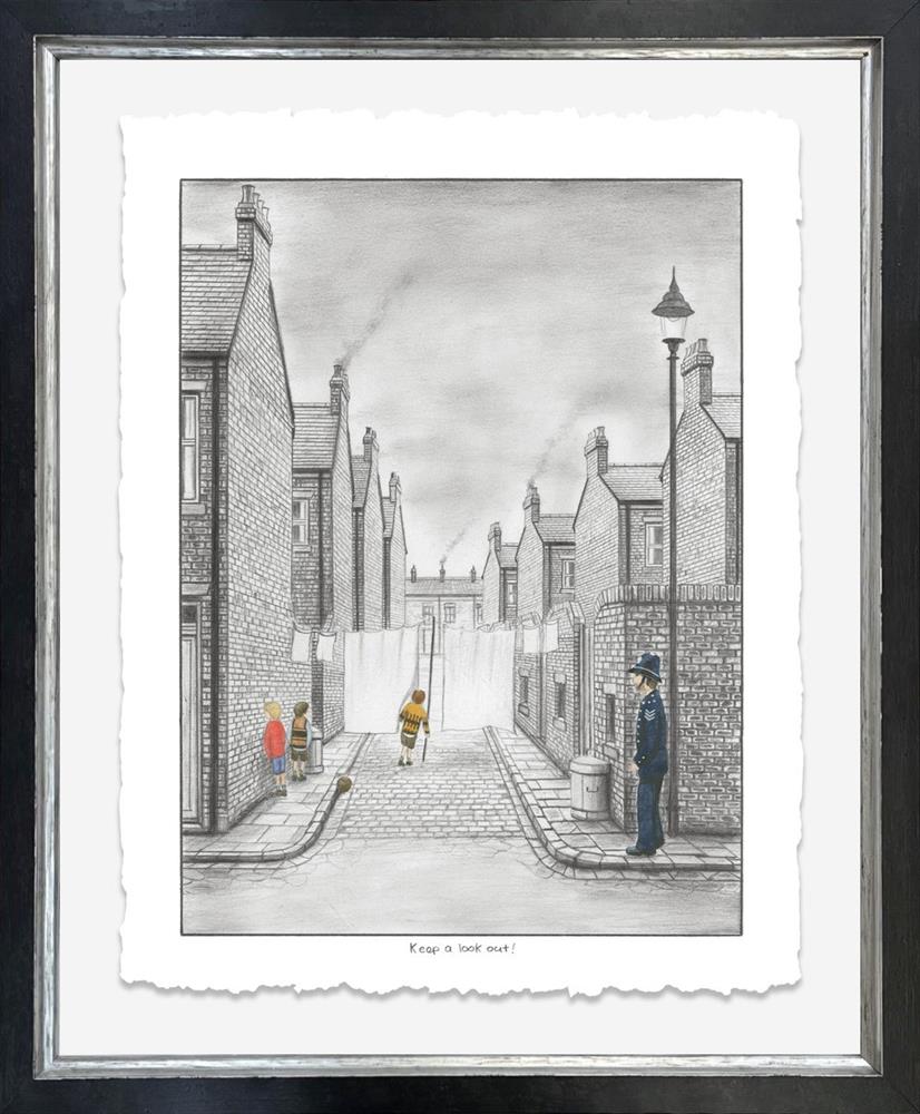 Leigh Lambert - 'Keep A Look Out!' - Deluxe Sketch' - Framed Limited Edition
