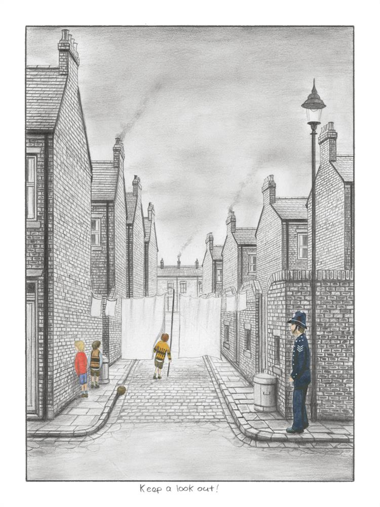 Leigh Lambert - 'Keep A Look Out!' - Sketch' - Framed Limited Edition