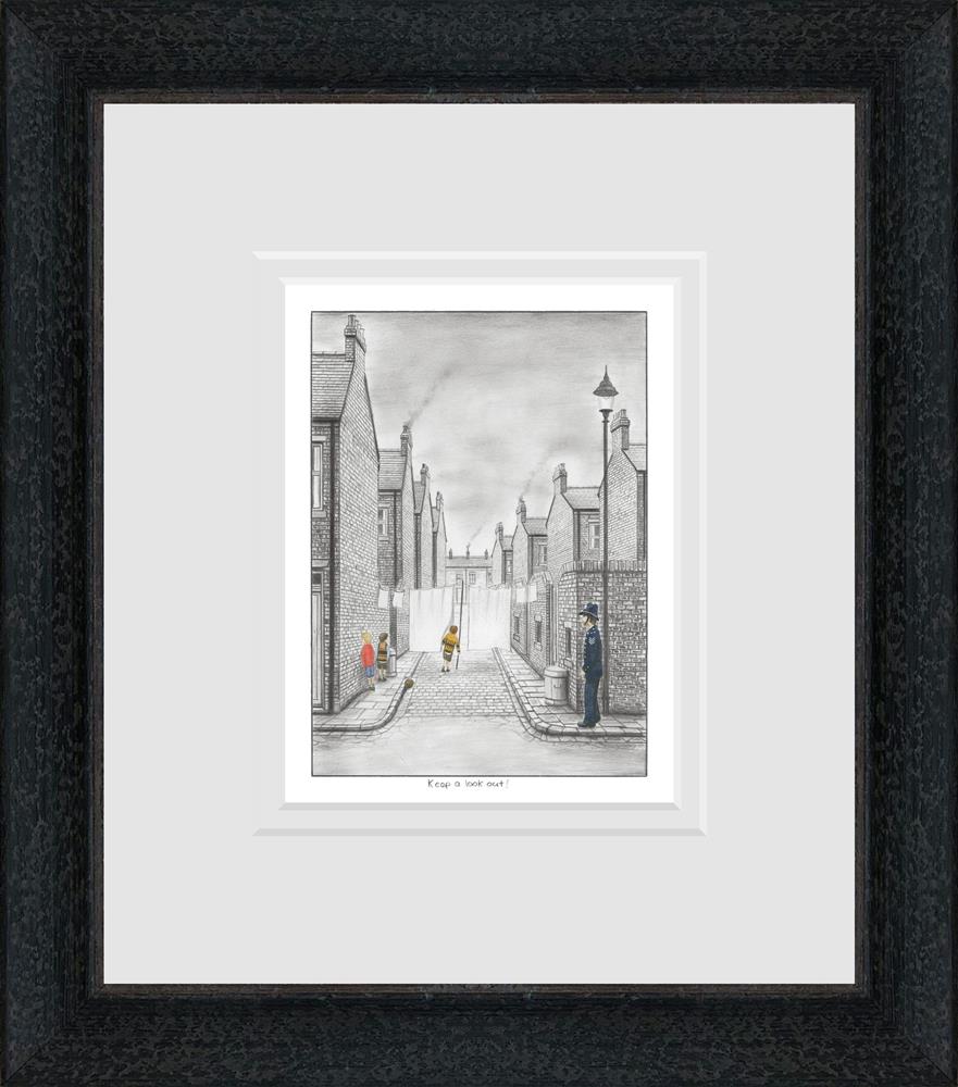 Leigh Lambert - 'Keep A Look Out!' - Sketch' - Framed Limited Edition