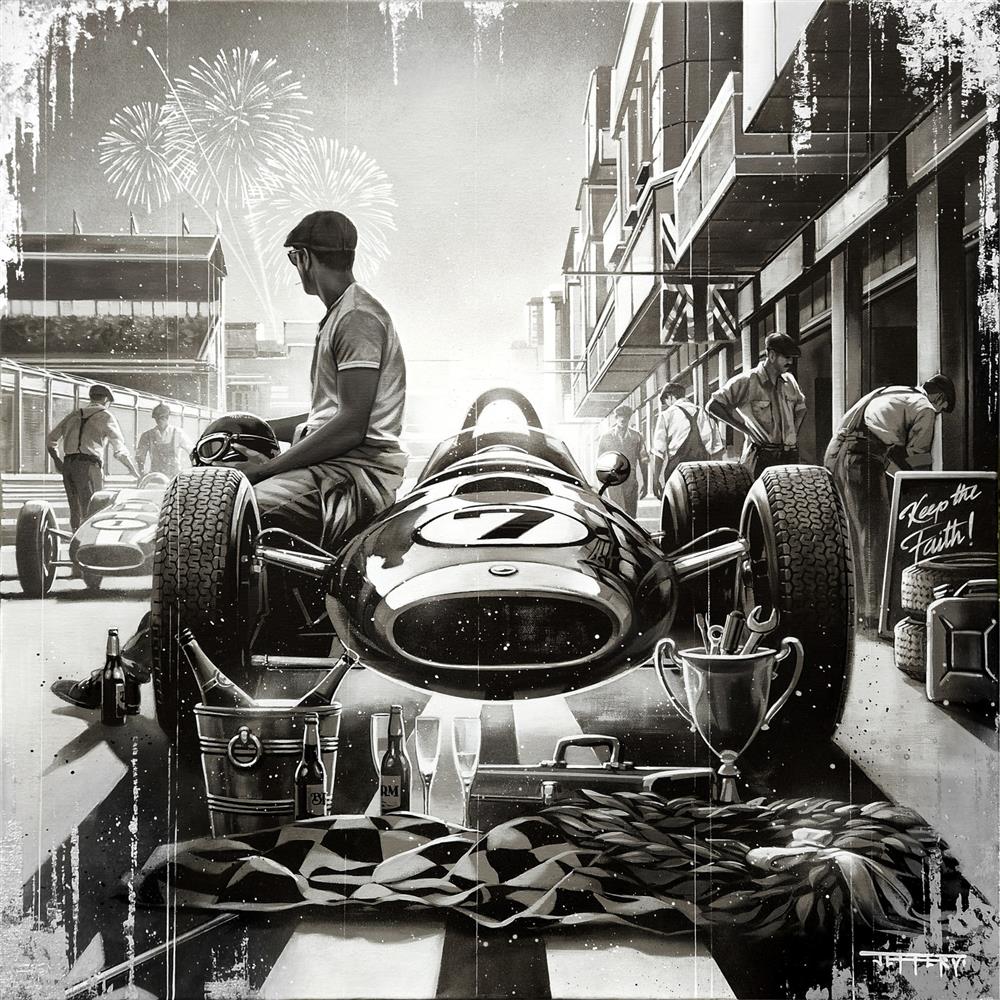 Ben Jeffery - 'Keep The Faith' - Framed Studio Edition Canvas