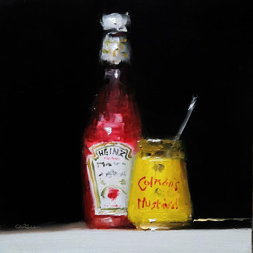 Neil Carroll - 'Ketchup And Mustard' - Framed Original Artwork