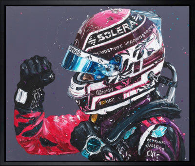 Paul Oz  'Kimi Antonelli Miami' - Framed Limited Edition (Print & Canvas)