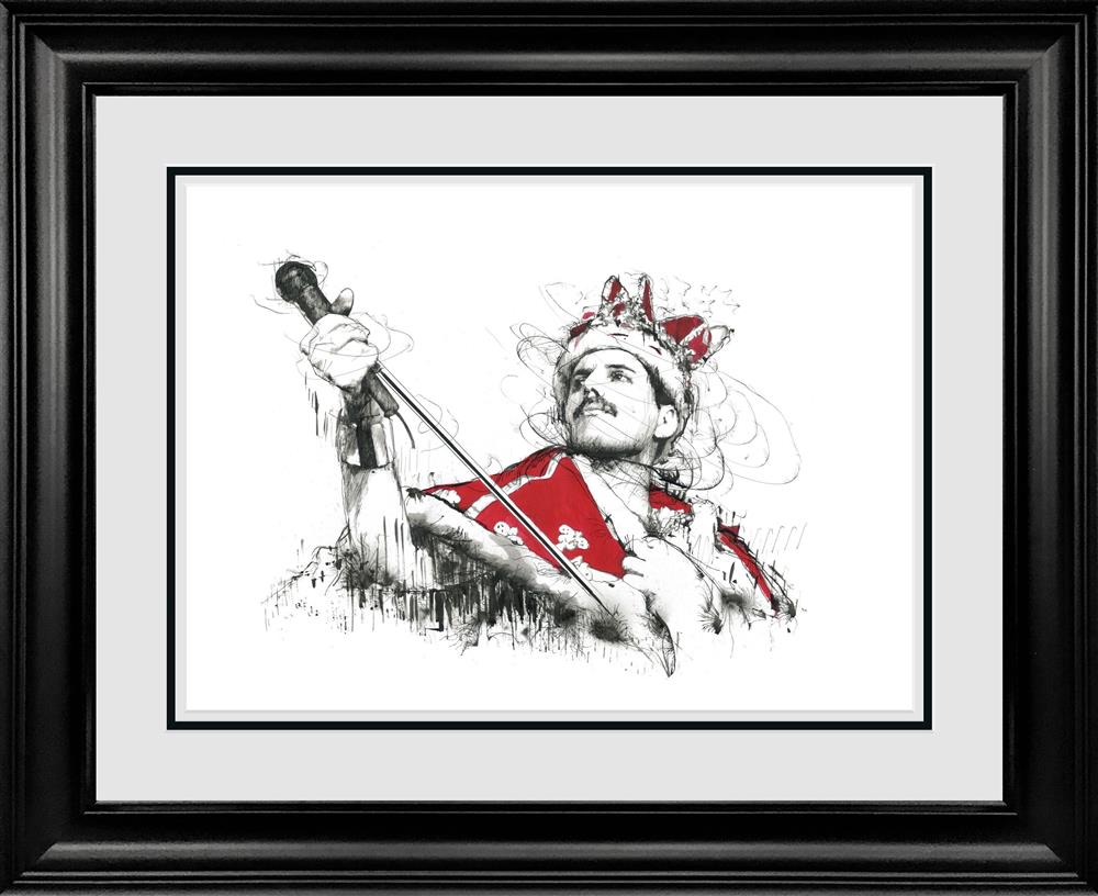 Scott Tetlow - 'King Of Queen' - Framed Original Art
