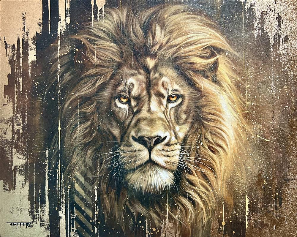 Ben Jeffery - 'King Of The Beasts' - Framed Original Art