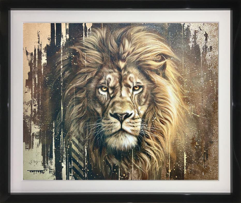 Ben Jeffery - 'King Of The Beasts' - Framed Original Art