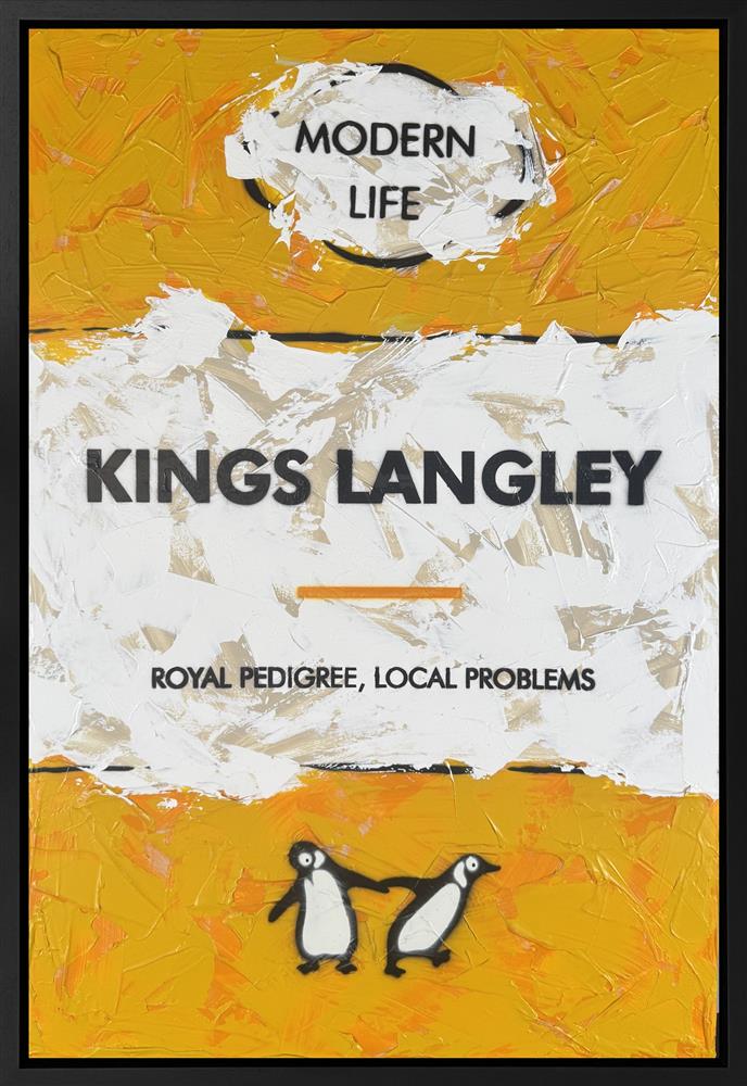 Hue Folk - 'Kings Langley' - Framed Original Artwork