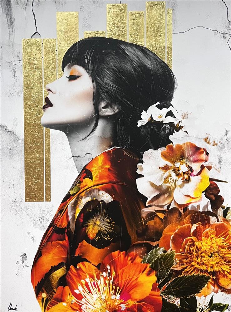 Chuck - 'Kingyo No Kage' - Framed Original Art