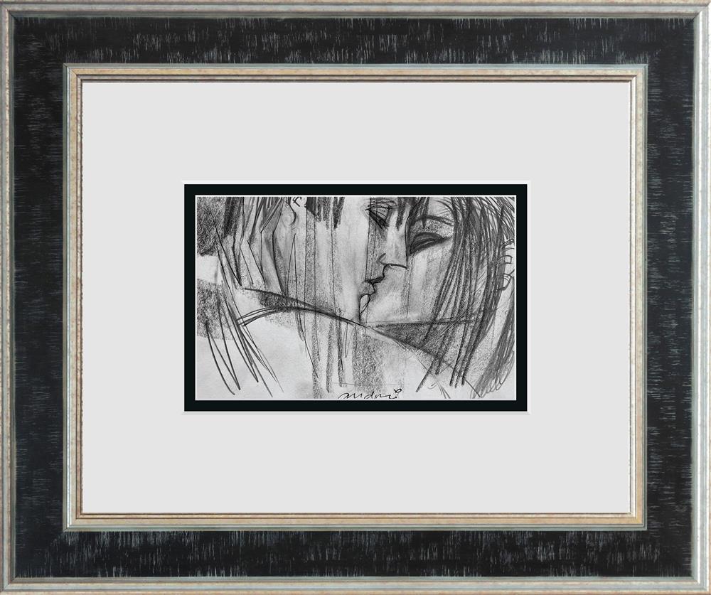 Andrei Protsouk - 'Kiss - Line Study' - Framed Original Art