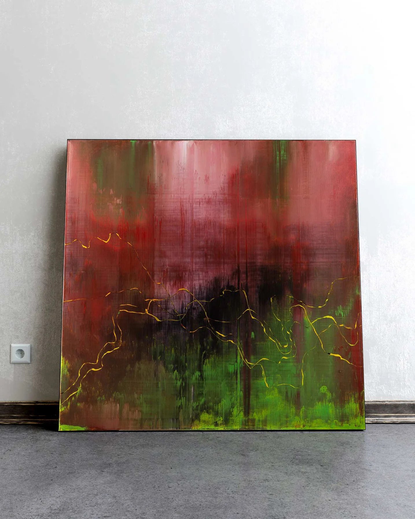 Nemanja Nikolic - 'Kiss That Will Blow Your Mind' - Original Abstract Artwork