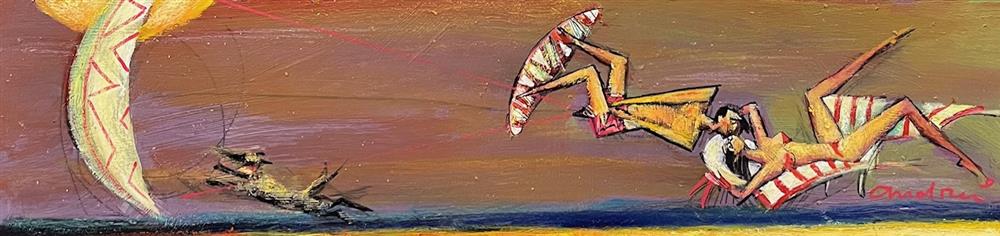 Andrei Protsouk - 'Kite Kiss' - Framed Original Artwork