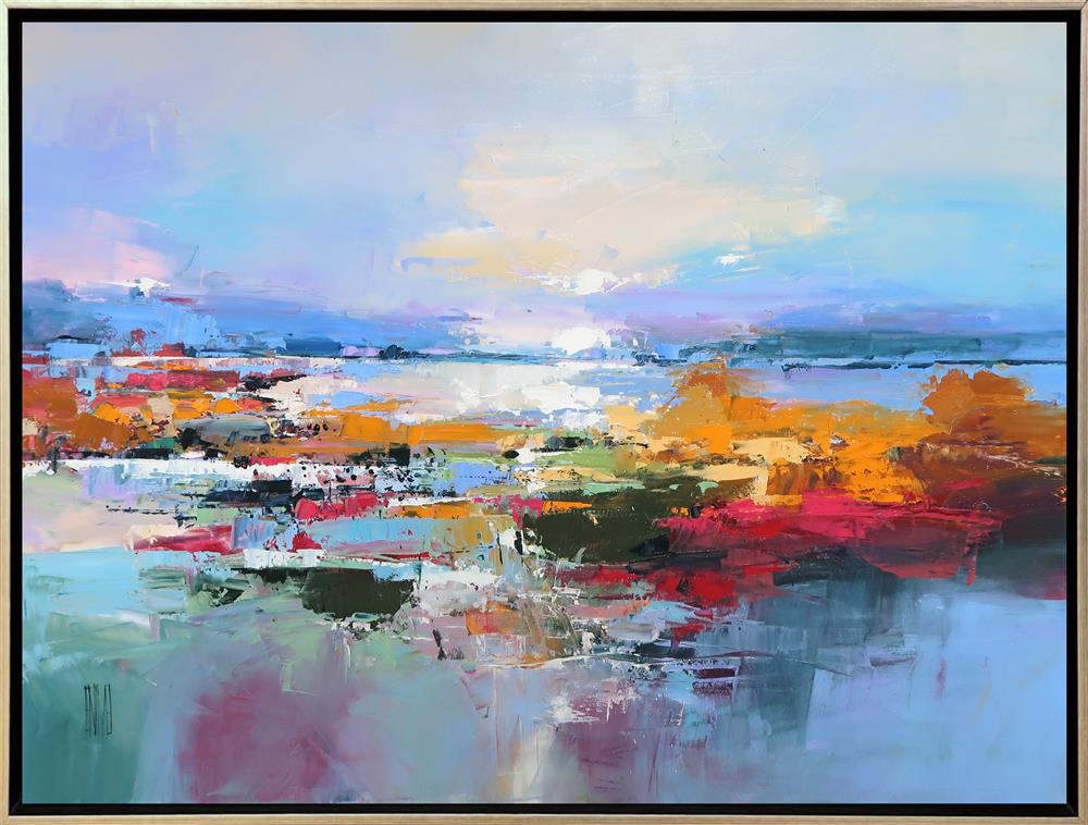 Hervé Lenouvel  'La Terre Et L Eau' - Framed Original Artwork