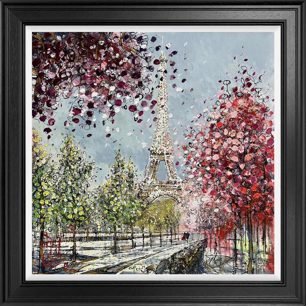 Nigel Cooke - 'La Tour Eiffel' - Framed Original Artwork