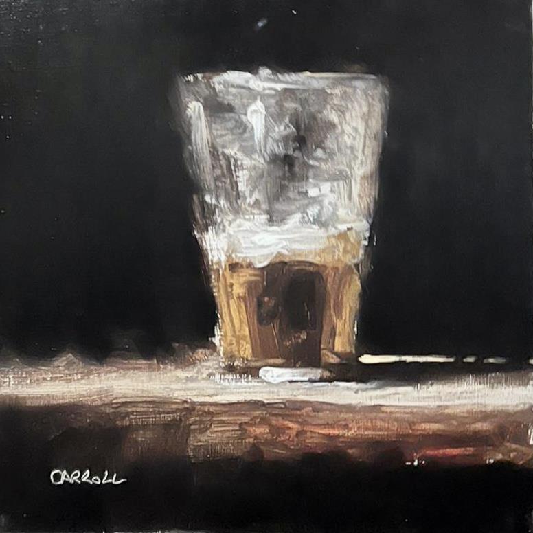 Neil Carroll - 'Larger Glass' - Framed Original Painting