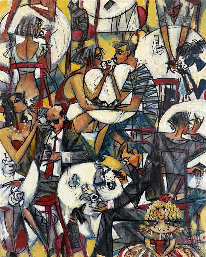 Andrei Protsouk - 'Las Meninas Coffee' - Framed Original Art