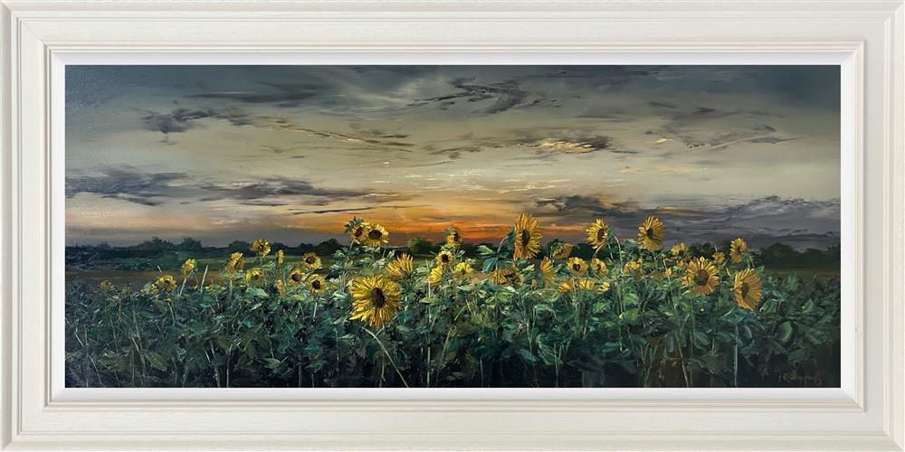 Kimberley Harris - 'Last Light Over The Field' - Framed Original Artwork
