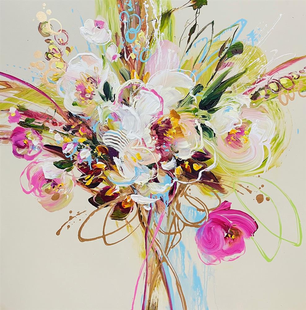 Anna Cher - 'Laughter And Love' - Framed Original Artwork