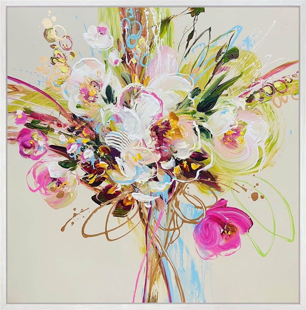 Anna Cher - 'Laughter And Love' - Framed Original Artwork