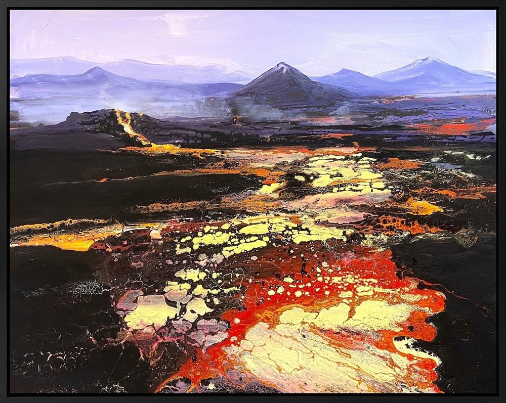 Michael Sole - 'Lava II' - Framed Original Artwork