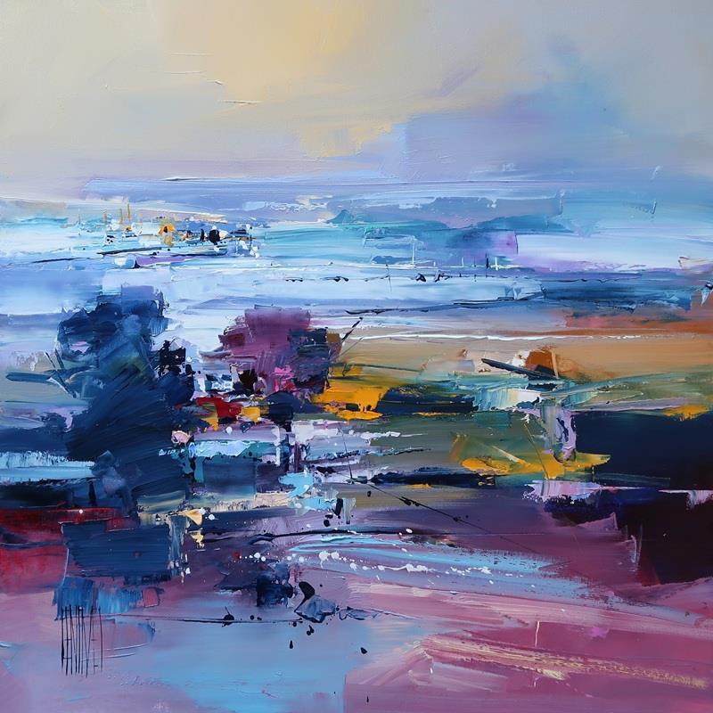 Hervé Lenouvel  'Le Horizon' - Framed Original Artwork