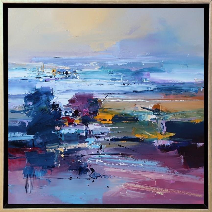 Hervé Lenouvel  'Le Horizon' - Framed Original Artwork