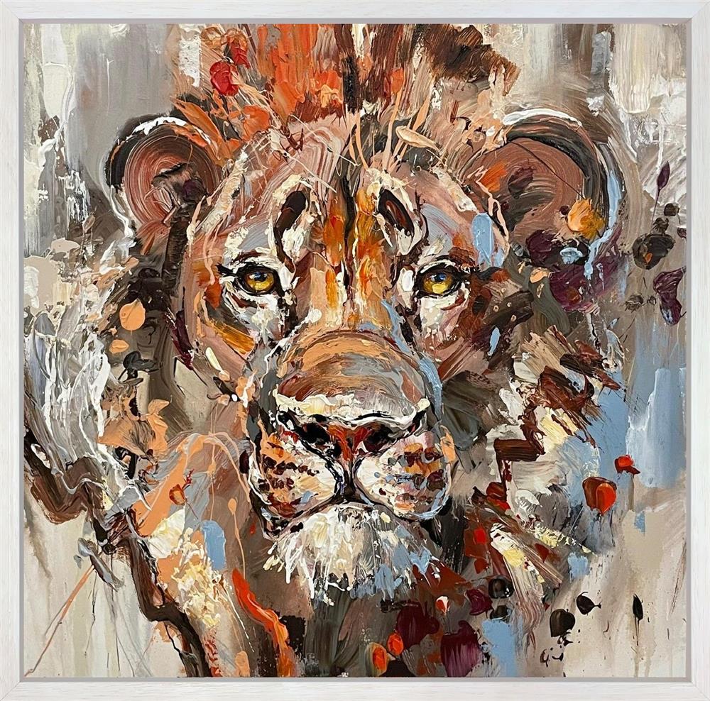 Anna Cher - 'Leader Of The Pride' - Framed Original Artwork