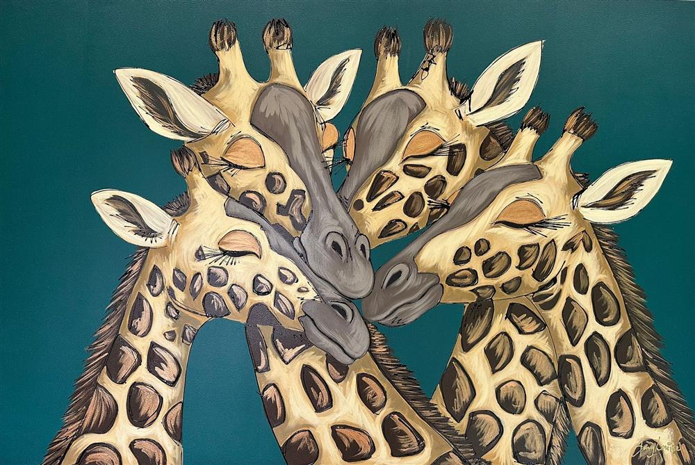 Amy Louise - 'Lean On Me' - Framed Original Art