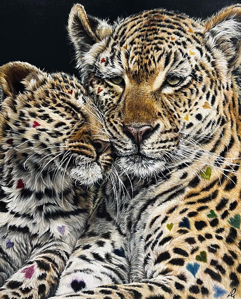 Hayley Goodhead - 'Leap Into Love' - Framed Original Artwork