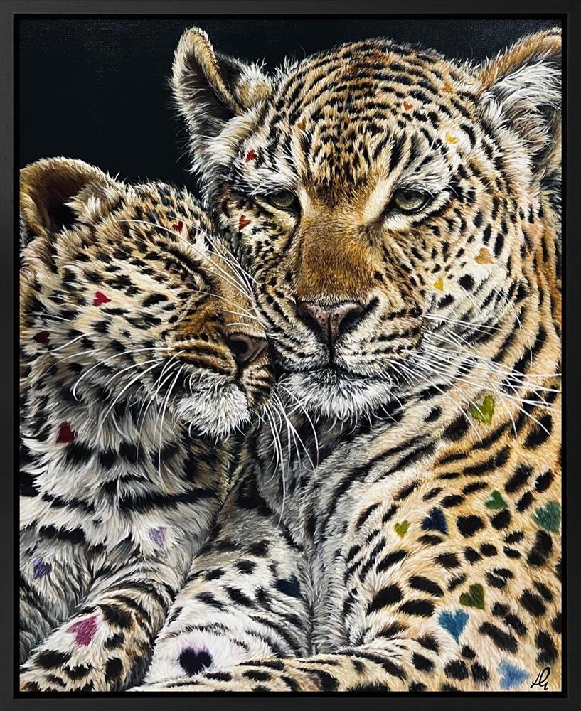 Hayley Goodhead - 'Leap Into Love' - Framed Original Artwork