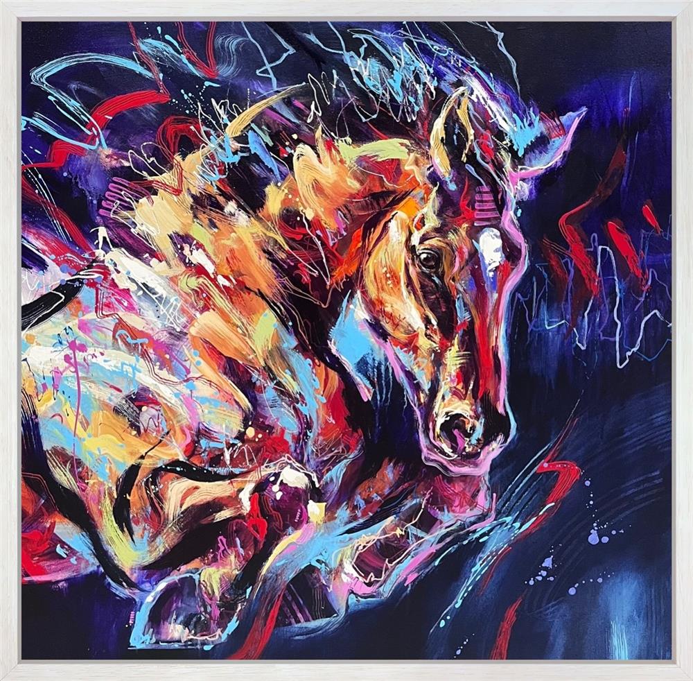 Anna Cher - 'Leap Of Faith' - Framed Original Artwork