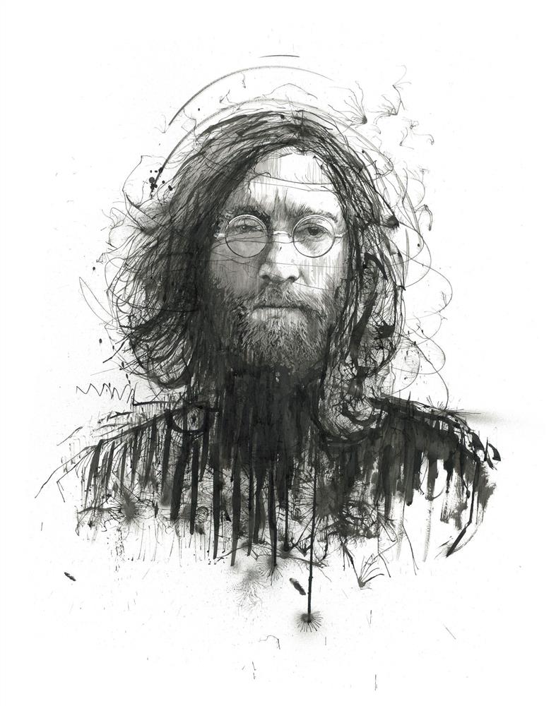 Scott Tetlow - 'Lennon' - Framed Original Art