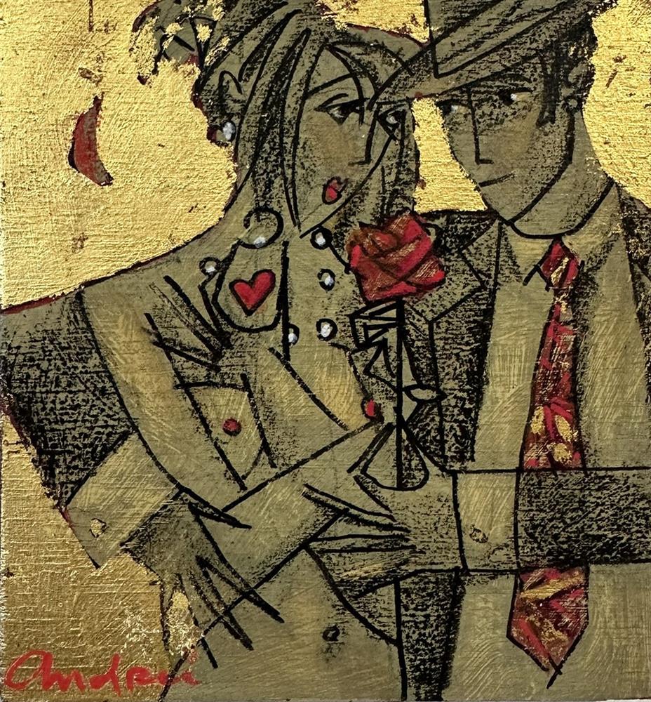 Andrei Protsouk - 'Les Amoureux' - Framed Original Art