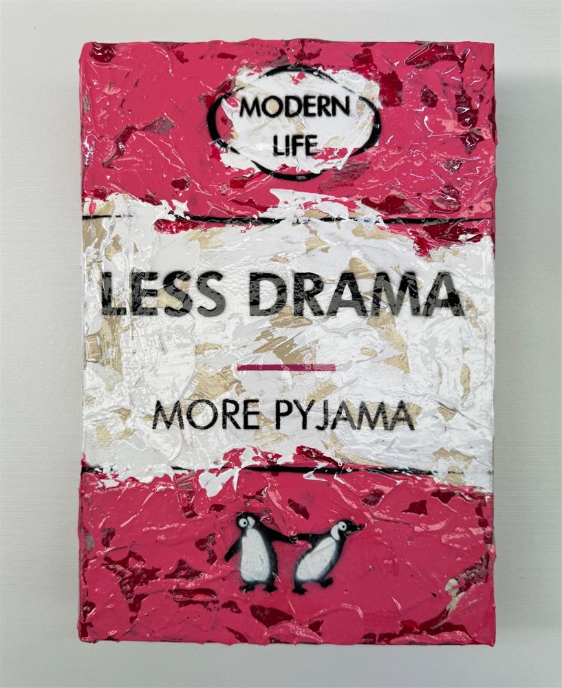 Hue Folk - 'Less Drama - Storybook'' - Framed Original Art